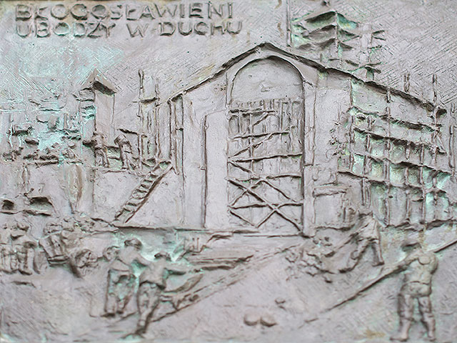 Drzwi Ośmiu Błogosławieństw Błogosławieni ubodzy w duchu