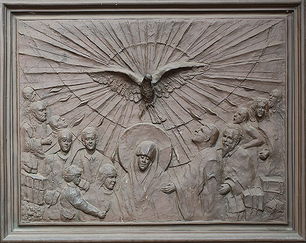 stylizowane wyobrażenie Ducha Świętego