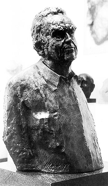 Czesław Miłosz - Portrety / Michał Kubiak Rzeźbiarz